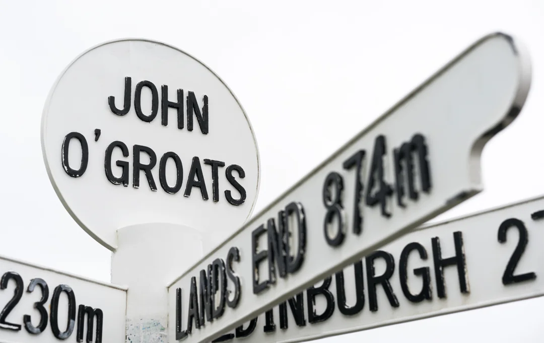 Land's End signpost